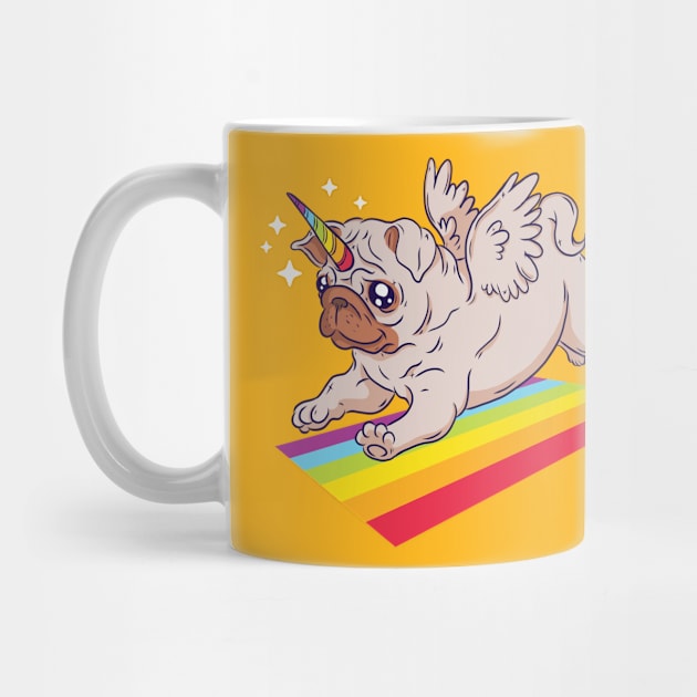 Pug Unicorn by madeinchorley